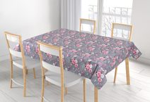 Ubrus ADÉLA - 120x140 cm Květy růže růžová