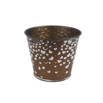 Květináč plechový K4271/1 - dia 12 x 10 cm