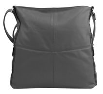 TESSRA Velká tmavě šedá crossbody dámská kabelka D5580