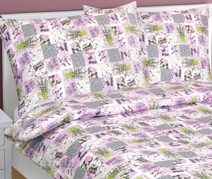 Saténové prodloužené povlečení LUXURY COLLECTION 140x220, 70x90cm smetanové
