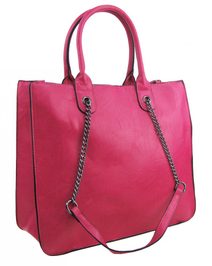 JGL Růžová velká dámská kabelka do ruky i přes rameno