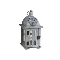 Dřevěná lucerna D7098/A - 29.5cm