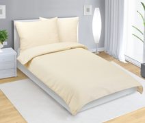 Povlečení bavlna na dvoudeku - 1x 240x200, 2ks 70x90 cm (240 cm šířka x 200 cm délka) oranžový půlkruh