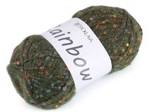 Pletací příze mohérová Rainbow 100 g