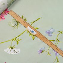 Bavlněná látka Motýl žlutá šíře 160 cm METRÁŽ