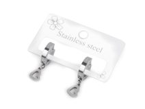 Náušnice z nerezové oceli srdce, čtyřlístek, hory