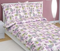 Saténové prodloužené povlečení LUXURY COLLECTION 140x220, 70x90cm smetanové