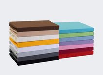 Jersey prostěradlo dvojlůžko 200x200cm světle béžové