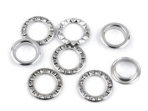 Průchodky s podložkou vnitřní Ø15 mm / vnější Ø22 mm s kamínky 4 páry