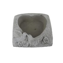 Cementový obal k osázení X7052 - 16.5 x 16.5 x 6.5 cm