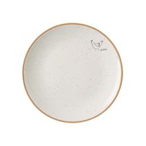 Talíř keramický dezertní STATEK slepice O0537 - pr.19,5cm,v.2,5cm
