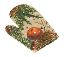 Kuchyňská chňapka vánoční Zelená,Béžová,Oranžová CH/125 28x18 cm