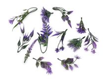 Umělé mini větvičky k aranžování, mix 11 ks