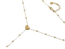 Náhrdelník z nerezové oceli srdce