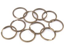 Kroužek na klíče Ø30 mm 10 kusů