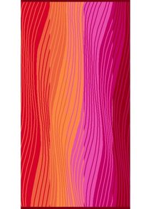 Plážová osuška Statico red 90x160 cm