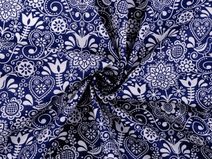 METRÁŽ Bavlněná látka folklor