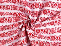 Bavlněná látka / plátno folklor METRÁŽ