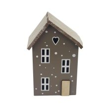 Dekorace domeček D6115 - 17 cm