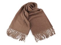 Zimní šála / pléd s třásněmi 60x195 cm