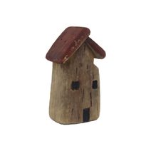 Dekorace domeček D6275 - 4 × 3,2 × 7,5 cm