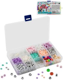 GRAFIX Navlékací korálky s přívěsky kreativní set výroba náramků v boxu plast