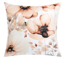 Povláček bavlněný satén Lososová,Bílá 94/274 40x40 cm