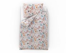 Saténové prodloužené povlečení LUXURY COLLECTION 140x220, 70x90cm tmavě zelené / smetanové