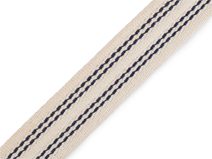 Bavlněný oboustranný popruh šíře 38 mm METRÁŽ