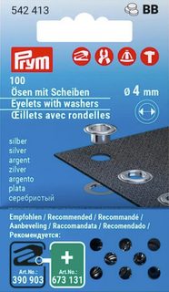 Průchodky 4 mm s podložkou 100 ks