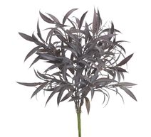 Dlouholistý ruscus trs 42 cm - šedohnědá tmavá