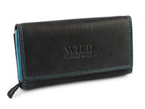 Dámská kožená peněženka 9,5x17 cm