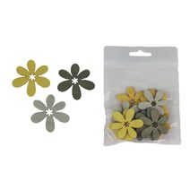 Dekorační kytky, 12 ks D5479 - dia 4 x 0,3 cm