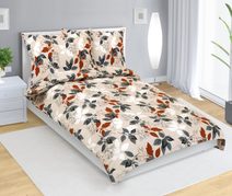 Povlečení krepové - 140x200, 70x90 cm Oranžová,Šedá,Béžová