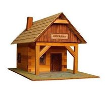 Stojánek na kartáček dřevěný s přesýpacími hodinami Krteček