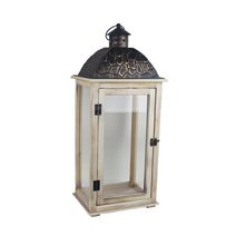 Dřevěná lucerna velká D6046/V - 62,5 cm