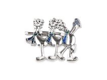 Brož sobi na bruslích, sněhuláci