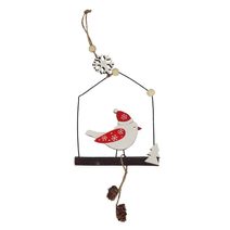 Dekorace k zavěšení D4514 - 10 x 1 x 20/28 cm