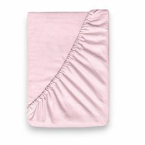 Flanelové napínací prostěradlo světle růžové
