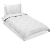 Povlečení bavlněný satén Bílá,Šedá 94/907