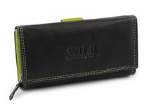 Dámská kožená peněženka 9,5x17 cm