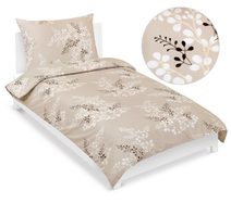 Povlečení bavlněné Kávová,Béžová 90/306