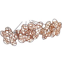 zápich květina 5ks-sv.-oranžová 381962-04 - dia 8 x 50 cm