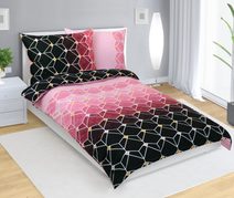 Povlečení bavlněné - 140x200, 70x90 cm Květ khaki zelená