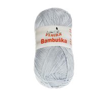Příze BAMBUŠKA - 50g / 205 m světle šedá