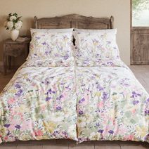 Francouzské prodloužené bavlněné povlečení PROVENCE COLLECTION 240x220, 70x90cm LEVANDULE fialová