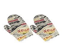 Kuchyňská chňapka - 2ks Červená,Černá,Bílá CH/228 28x18 cm