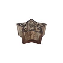 Dekorační svícen hvězda S0508/1 - 8×0×3 cm