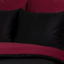 Saténové povlečení LUXURY COLLECTION tmavě hnědé/béžové