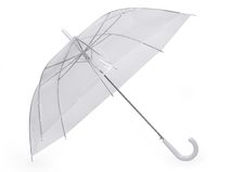 Dámský / svatební průhledný vystřelovací deštník